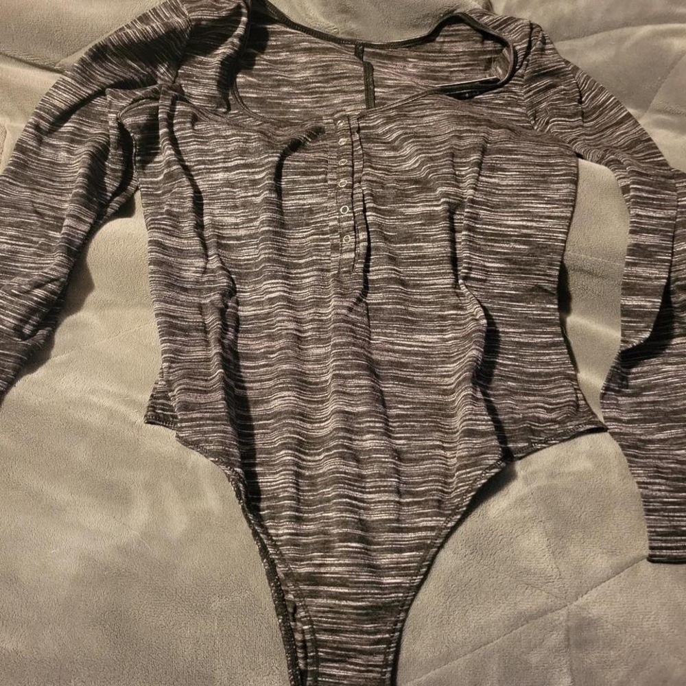 Adore Me Long Sleeve‎ Bodysuit snap bottom NWT size XL